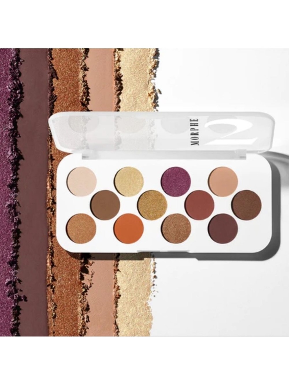 Morphe Ready For Anything Eyeshadow Palette (Brown, Gold, Purple)